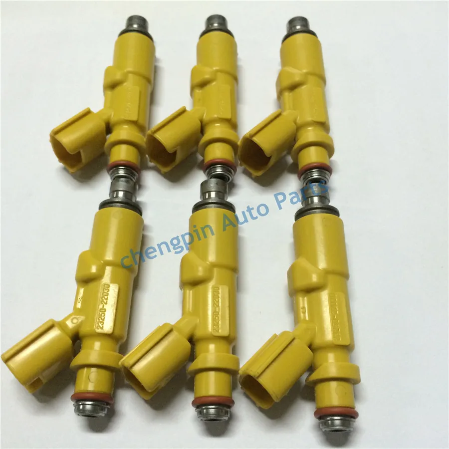 (6 шт./лот) автозапчасти оригинальный Топливный инжектор OEM #23250-22030 23209-22030 сопло для