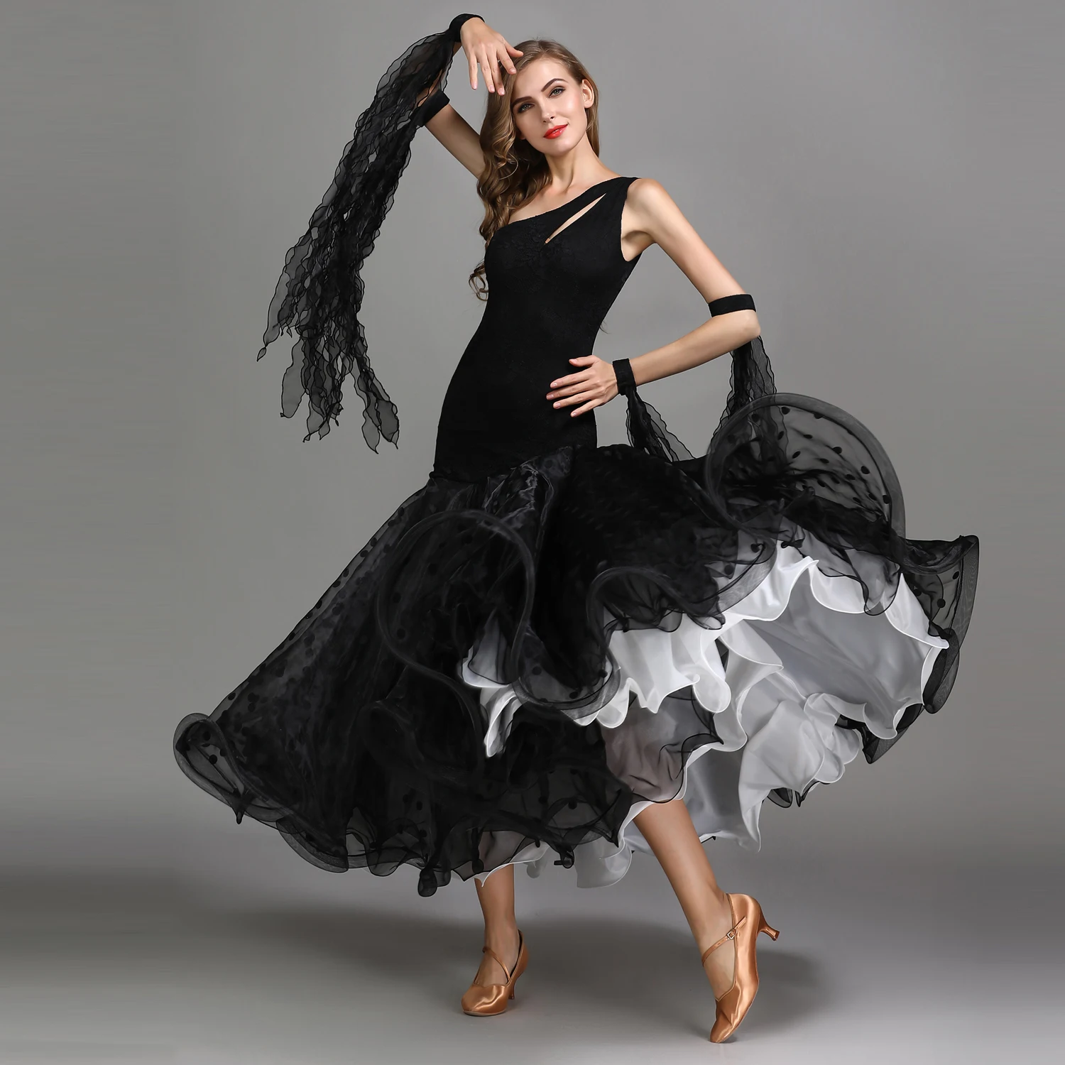 Женский костюм для современных танцев с открытой спиной и | Женская одежда