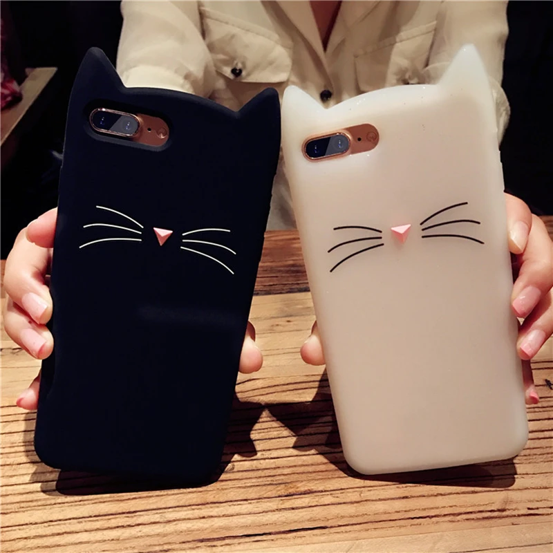 Sycase для samsung S3 S4 S5 S6 S7 S8 S9 Edge Plus Note 3 4 5 8 G530 G360 борода кошачьими ушками на капюшоне