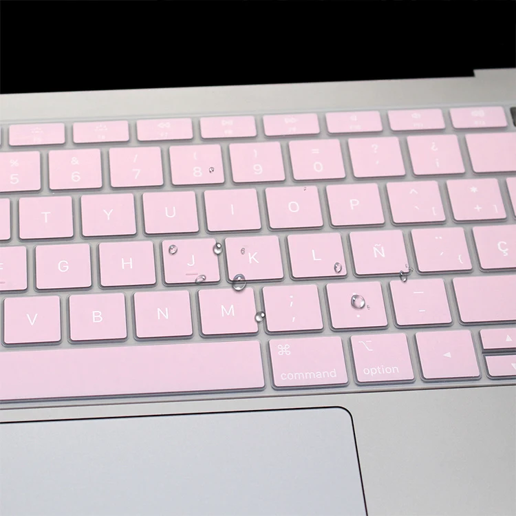 Испанский ЕС Teclado защитный чехол для клавиатуры, защитная кожа для нового Apple MacBook Air 13 13,3 дюймов A1932 Touch ID