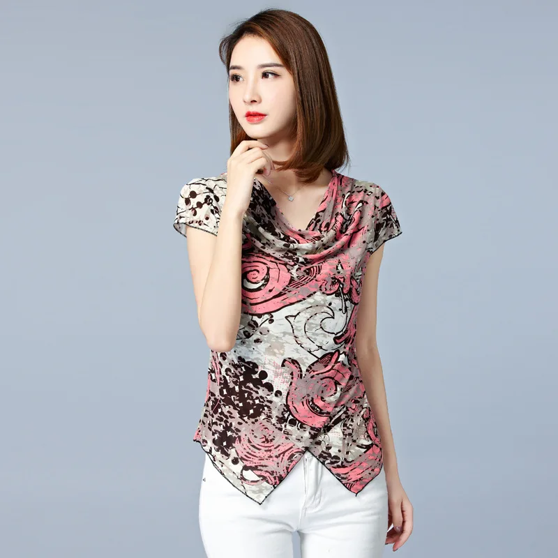2018 high quality women top kimono blouses shirts chiffon casual vintage tops plus size M-5XL blusas blouse women's fashion |