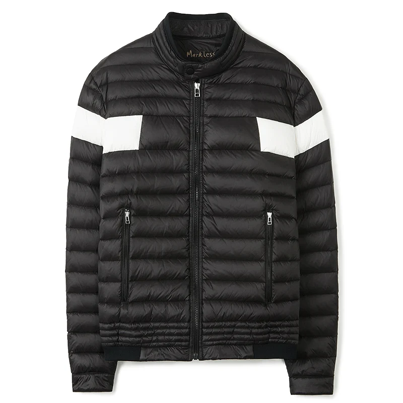 Мужская легкая куртка пуховик Markless Повседневная белая на зиму 2018|jacket brand|jacket