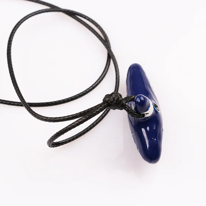 The Legend of Zelda Cosplay Ocarina Classical Mini Ocarina Music Instrument Bright Glaze Pottery Woodwind Instrument Gift