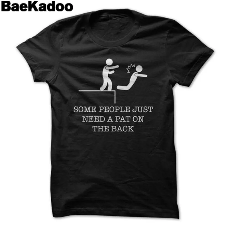 Повседневная Женская футболка BAEKADOO в стиле Харадзюку для некоторых людей нужно