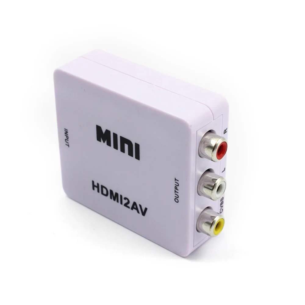 HDMI FemaleTo 3 RCA Plug видео аудио кабель AV адаптер конвертер разъем Вход Выход Mini-USB |