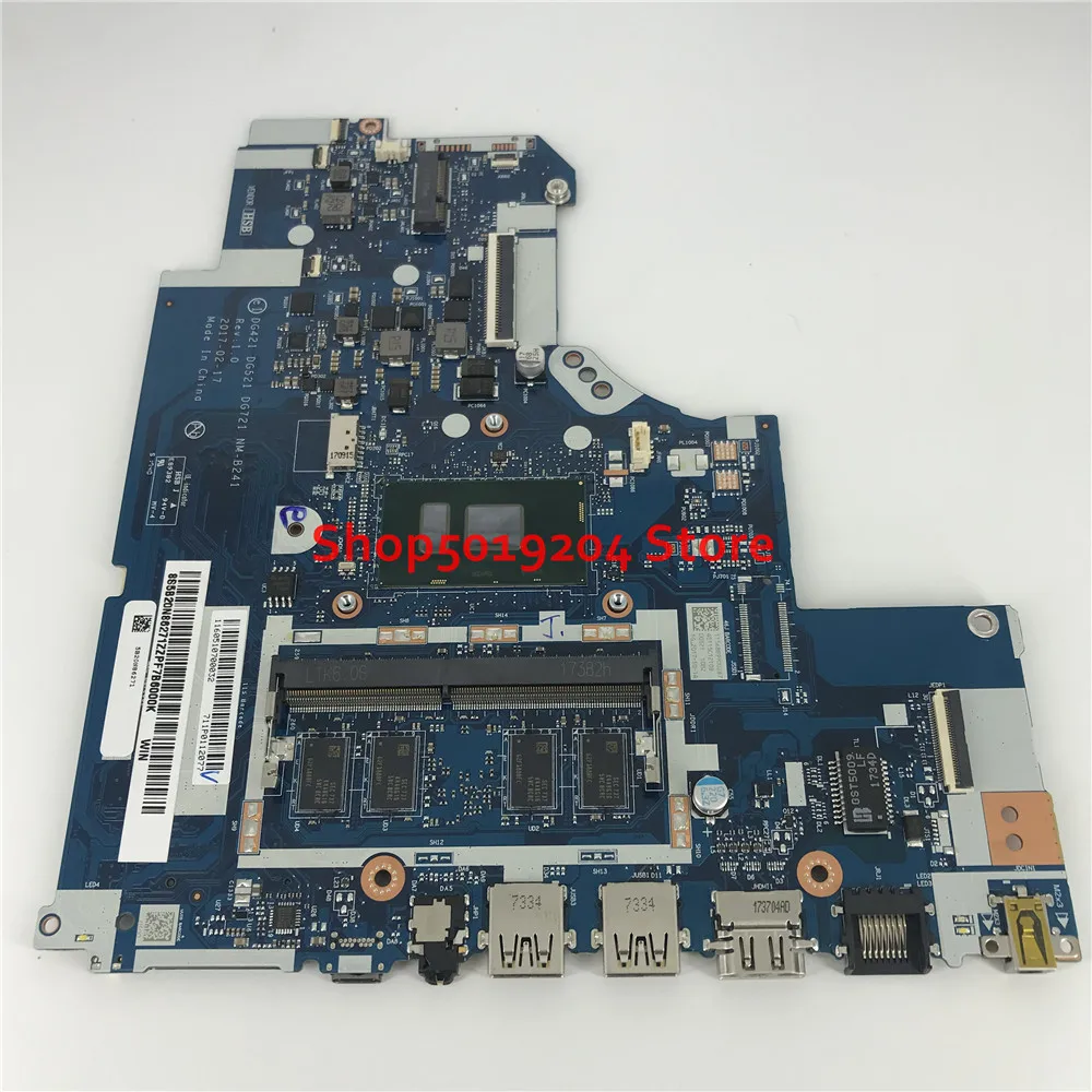 DG421 DG521 DG721 NM-B241 для lenovo 320-15IKB 320-15isk V320 материнская плата ноутбука I7-7500U 4g ноутбук