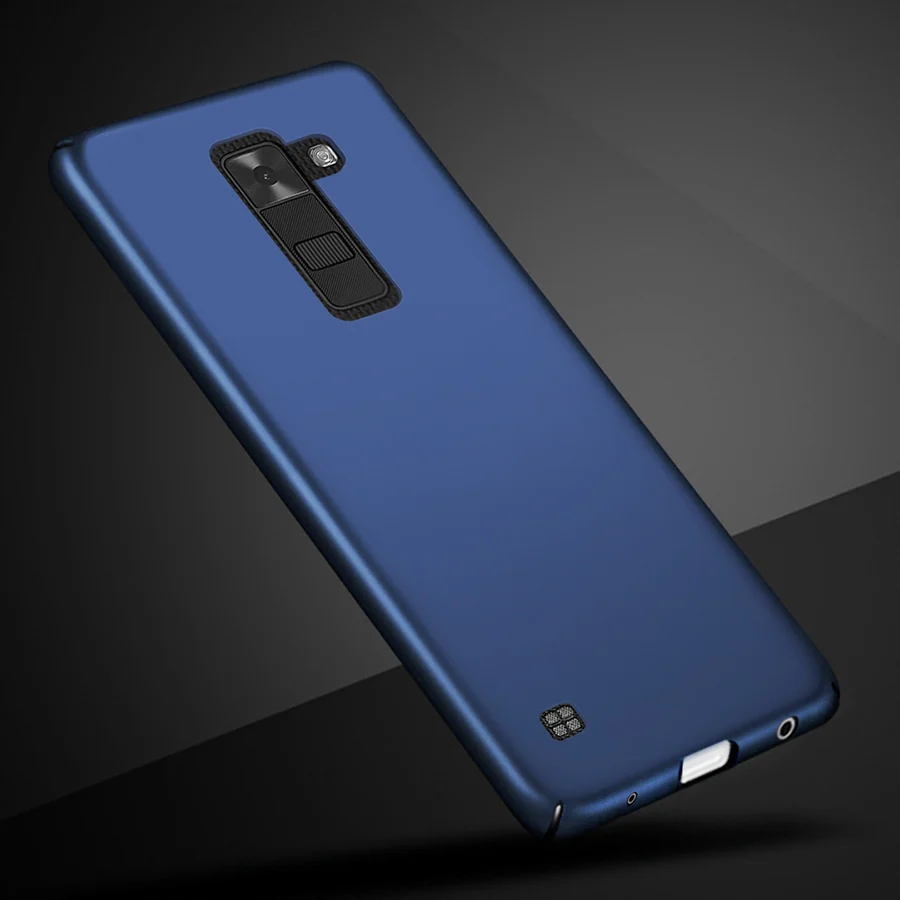 Чехол для LG k8 Lte K350 K350E K350N, Матовый ультратонкий противоударный чехол для LG K8 LTE, жесткий матовый чехол для телефона - Цвет: Royal Blue
