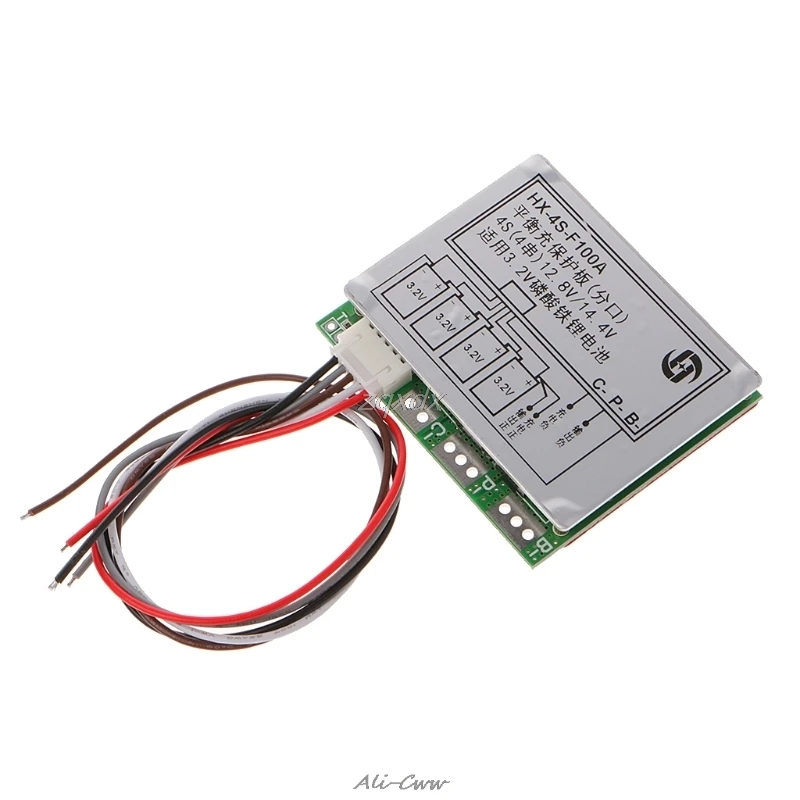 4S 100A w/баланс 3 2 V LiFePo4 жизни 18650 Батарея ячейка PCB плата защиты BMS|Перезаряжаемые