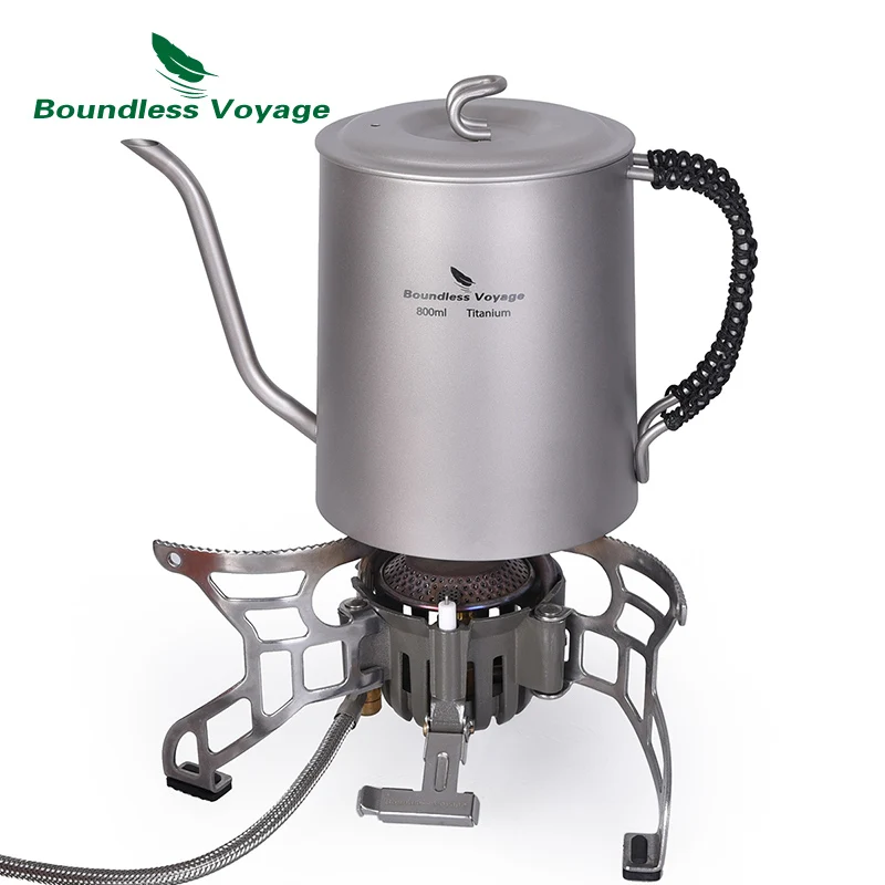 Бесконечное путешествие чайник с гусиным шейком, титановое ручное заваривание с длинным узким носиком кофейный чайник с ручкой от ожогов 800 мл.