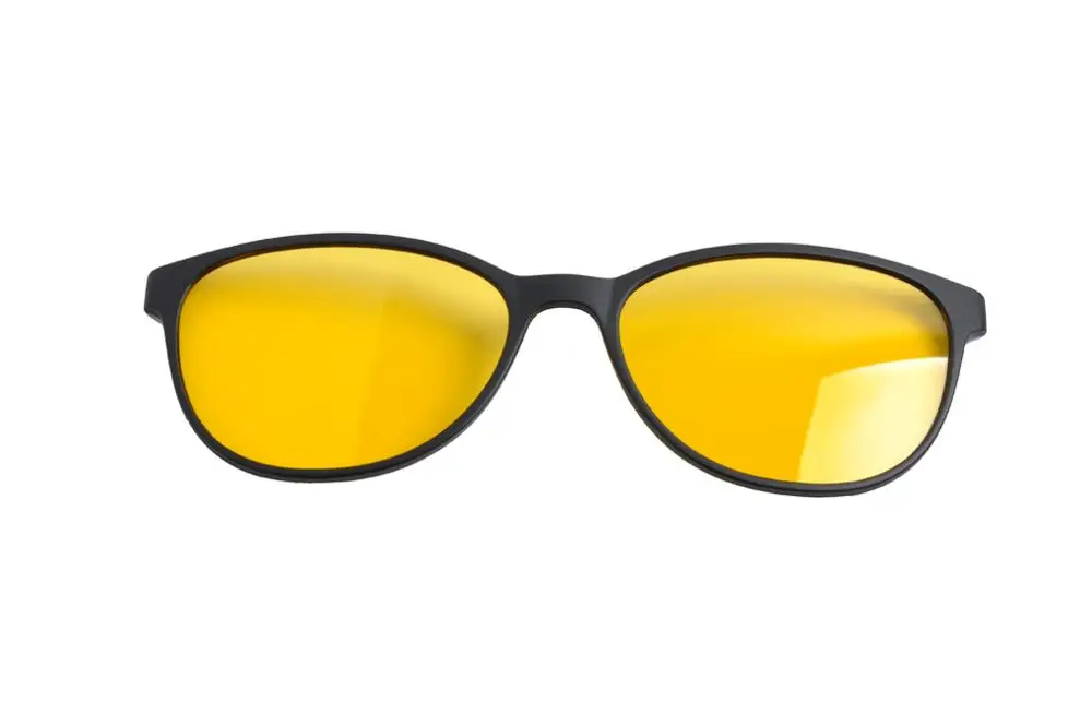 ship yellow lensonly DEDING очки с магнитным зажимом на поляризационных солнцезащитных очках клип на солнцезащитные очки glassusunglassuglasses близорукость очки для вождения DD1404NEW - Цвет линз: ship yellow lensonly