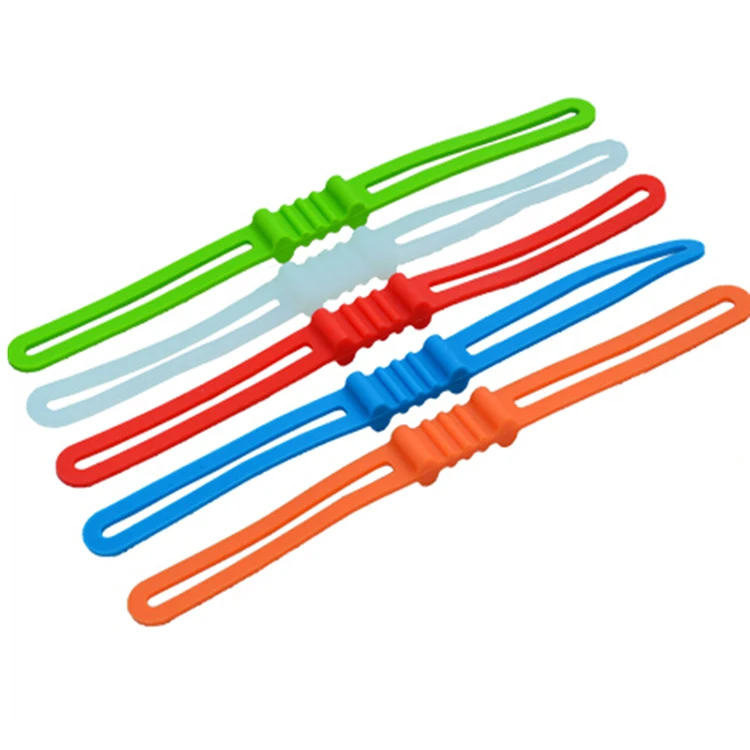 Силиконовый Эластичный светильник на руль велосипеда фонарик ремешок для