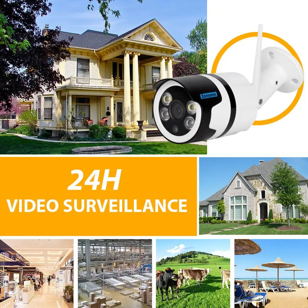 Zensmin wifi камера для домашней безопасности обнаружения движения ipcamera p2p pet