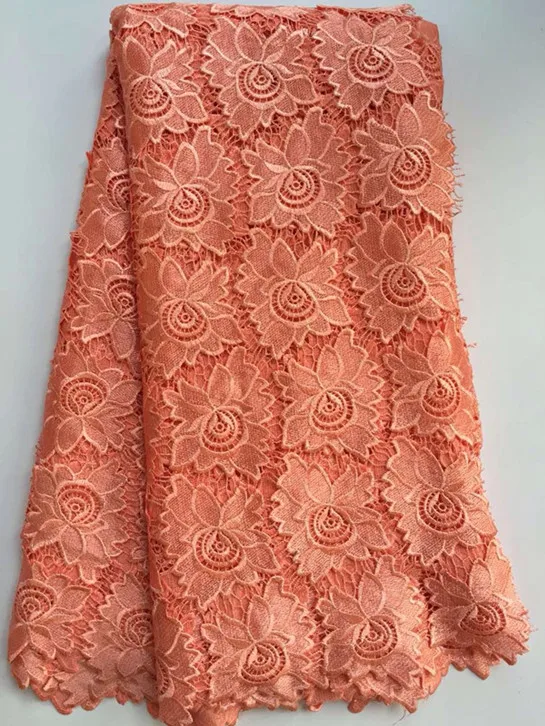 5 ярдов/шт Гладкий Цветочный узор водорастворимое Гипюровое кружево Модный