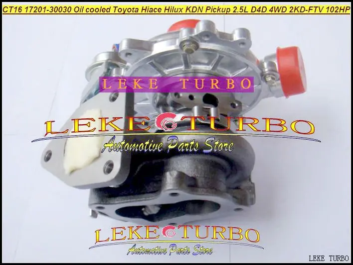 Free Ship CT16 17201-30030 Oil Cool Turbo Turbocharger For TOYOTA Hi-ace Hi-lux Hiace Hilux KDN Pickup 4WD 2KD 2KD-FTV 2.5L D-4D |