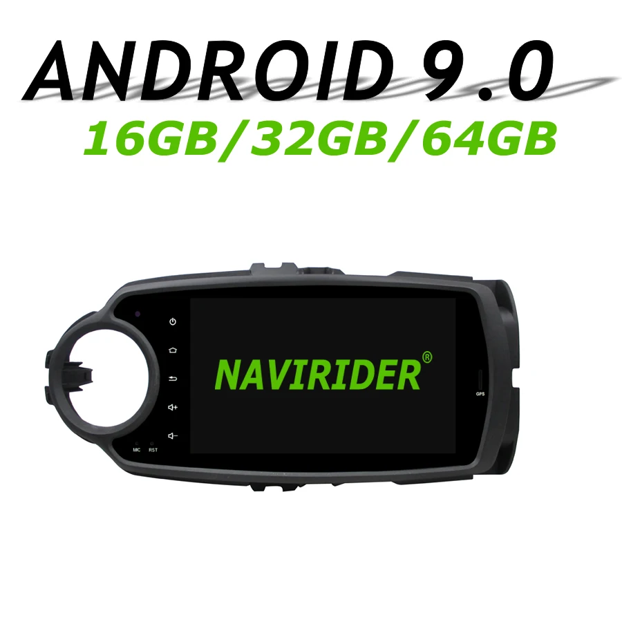 Высокая конфигурация Восьмиядерный Android 9,0 Автомобильный gps для TOYOTA Yaris 2012-2013 навигация автомобильное радио bluetooth 64 Гб большая память