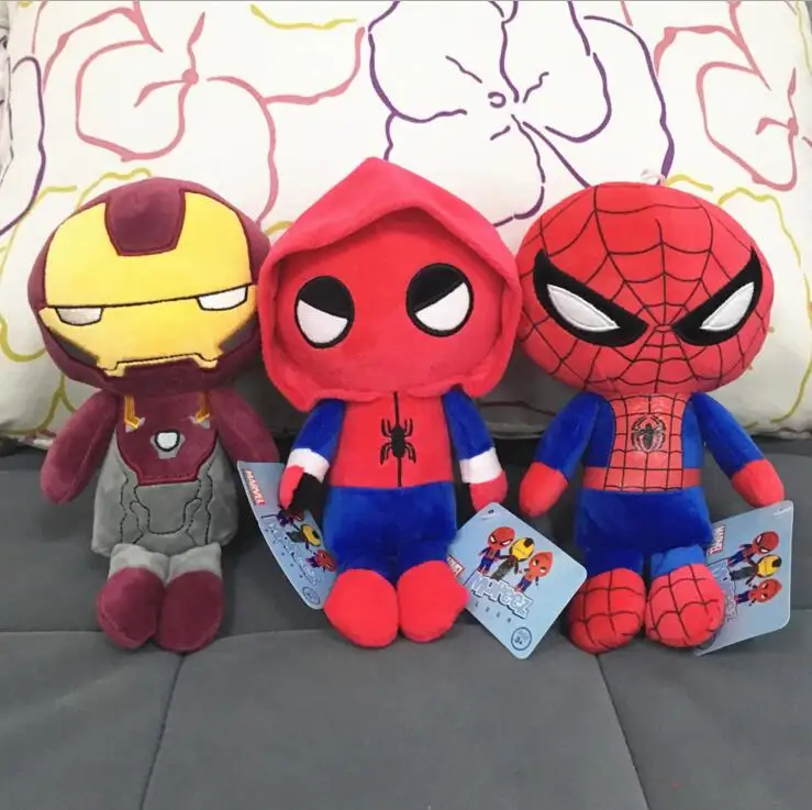 Marvel Человек паук герой возвращается плюшевые игрушки супергерой s плюшевая