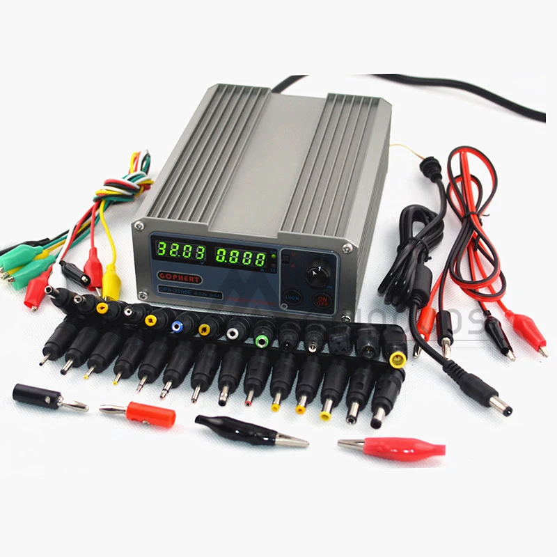 CPS-3205E поступления точность Цифровой Регулируемый мини DC источник питания OVP/OCP/OTP 32V5A 110 V-230 V 0,01 V/0.001A EU+ 38 plug