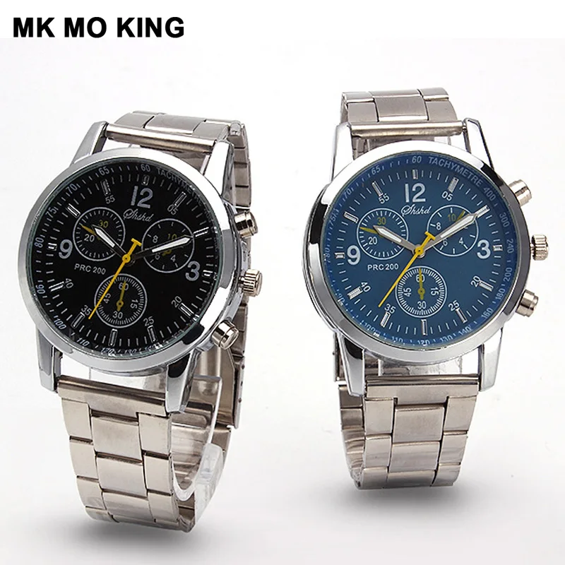 Новинка 2019 мужские часы из нержавеющей стали модные нейтральные кварцевые