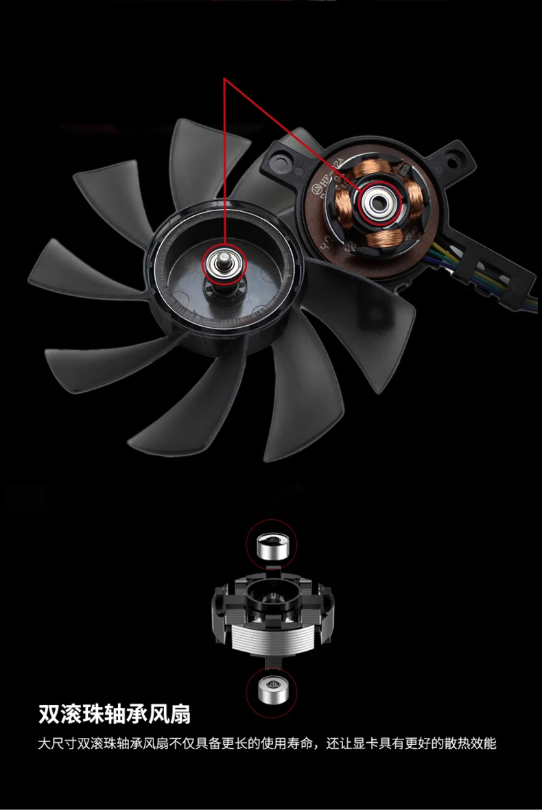 

New 85mm T129215SU Cooling fan Replace For ASUS MSI Gigabyte P106 GTX 1060 960 RX 480 460 570 580 R9 290X Video Card Cooler Fan