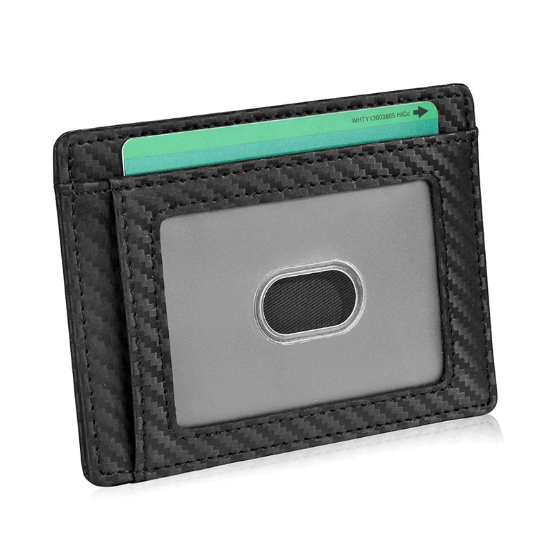 KEEBREAK Анти RFID мужской кошелек кожаный держатель для карт мужские тонкие кошельки черный маленький короткий кошелек бумажник, кошелек vallet