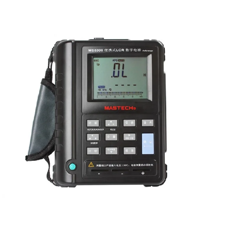 Портативный Профессиональный автоматический цифровой LCR измеритель Mastech MS5308