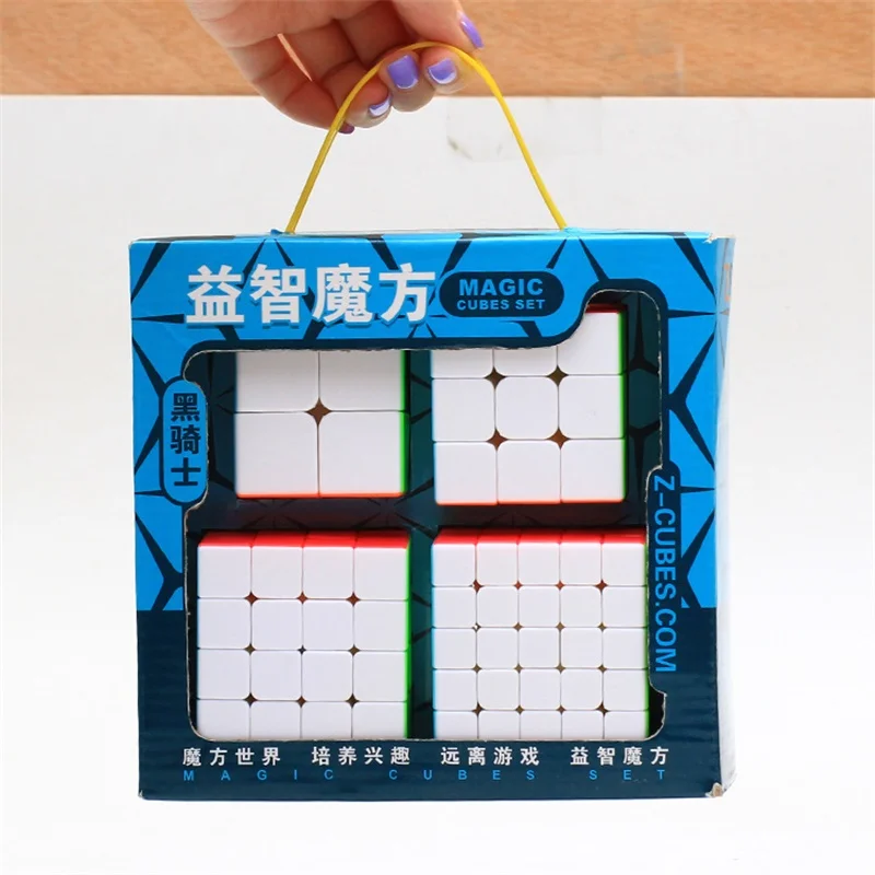 Z cube полный набор магический куб наклейка Скорость 3x3x3 4x4x4 волшебный магический волшебный куб Развивающие игрушки-головоломки для детей и взрослых