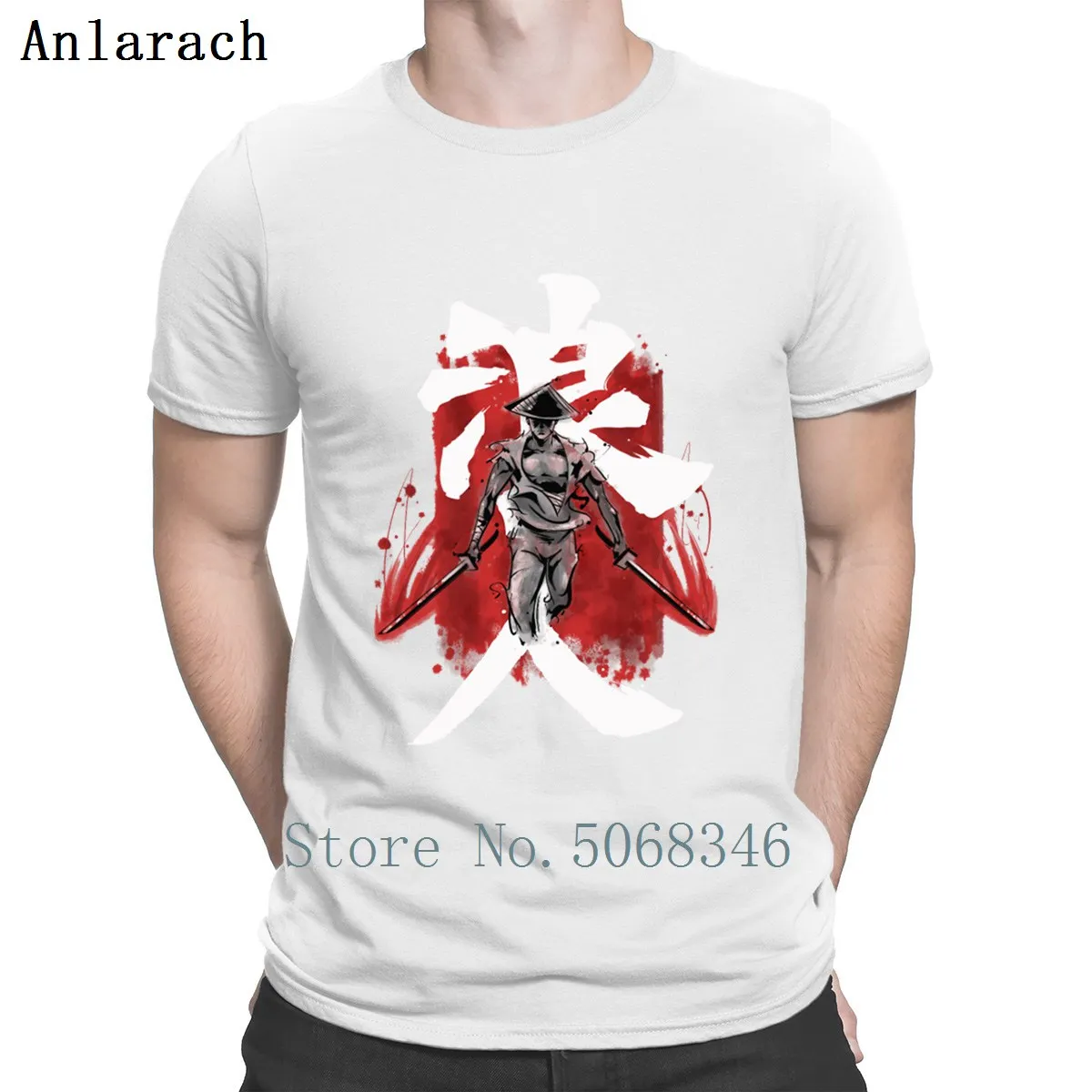 Ronin Kanji японская футболка Хлопковая весенняя одежда Европейский размер Design