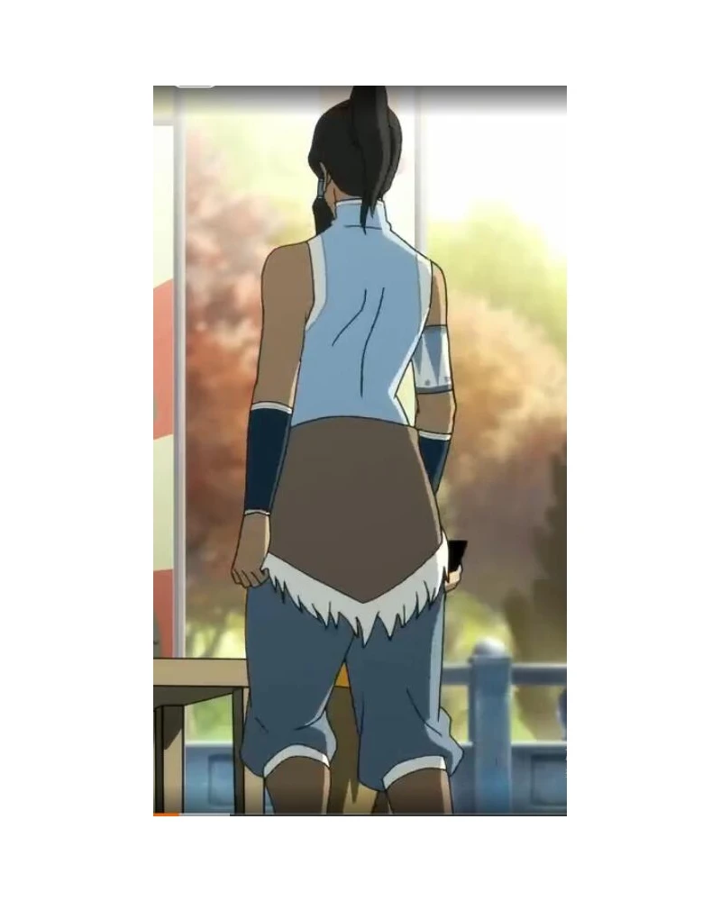 Аватар: The Legend of Korra костюм для косплея парик толстый Бесплатная доставка на