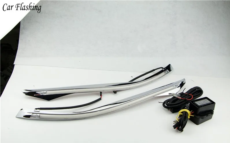 Автомобильный Стайлинг 2 шт. светодиодный головной светильник для бровей с