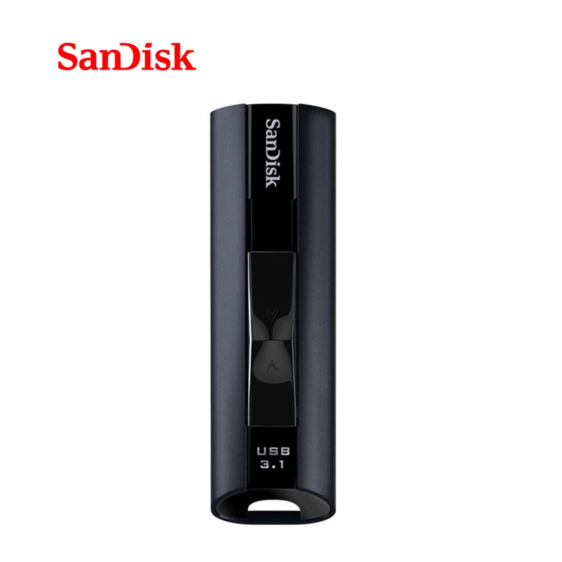SanDisk Экстремальный ультра скоростной USB 3,1 твердотельный флеш-накопитель 128gb 256gb USB3.0 Флешка металлическая карта памяти шифрование u-диск