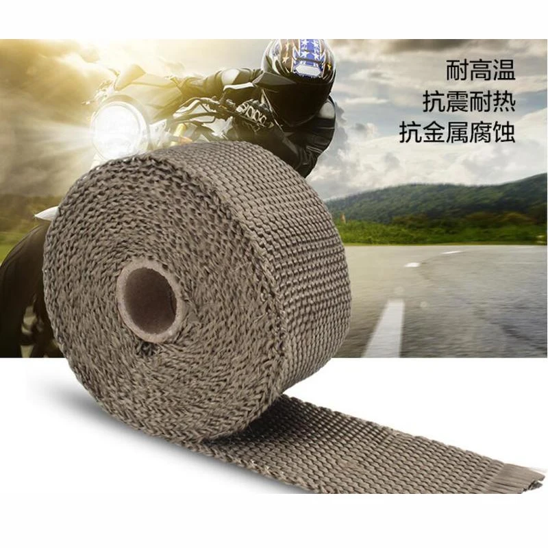 10 м Модифицированная выхлопная труба мотоцикла Анти Горячая Ткань Пояс
