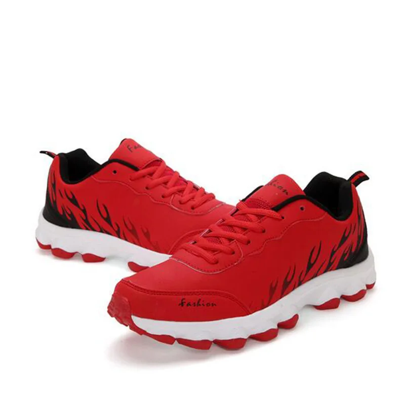 2017 spring and autumn solid color new men running shoes leisure travel flames couple sports free shipping#2 | Спорт и развлечения