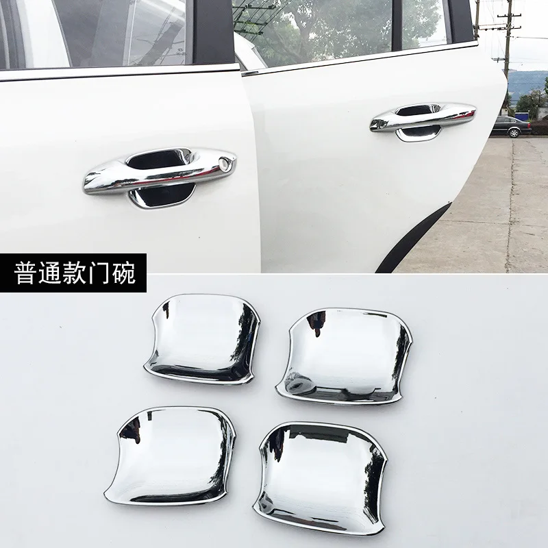 High-quality ABS Chrome Car Outer Door Handle Cover Bowl Protection Covers Sticker For KIA RIO 2017 KXcross | Автомобили и