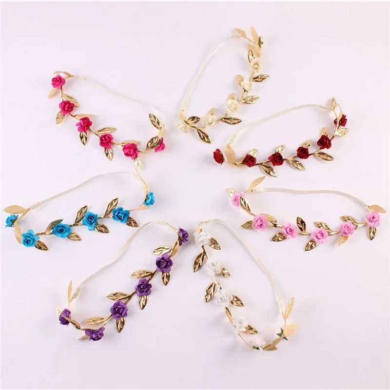 Повязка на голову с милой короной для маленьких девочек Золотая повязка волос