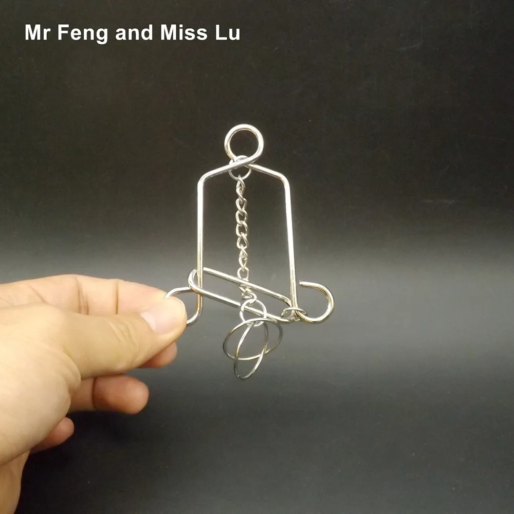 Продвинутый развивающий колокольчик головоломка кольцо проволока Повседневная