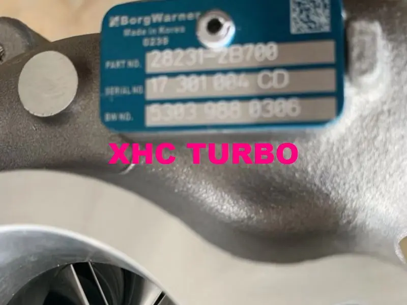NEW GENUINE BorgWarne*r BV43 28231-2B700 53039700306 Turbo TurboCharger for HYUNDAI Veloster 1.6T | Автомобили и мотоциклы