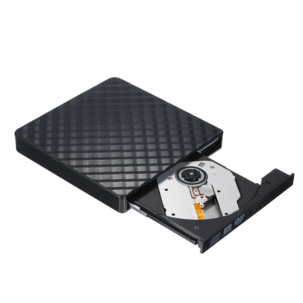 Портативный ультра тонкий USB 3 0 внешний CD DVD RW HDD устройство диск Rom Rewriter Writer Дата