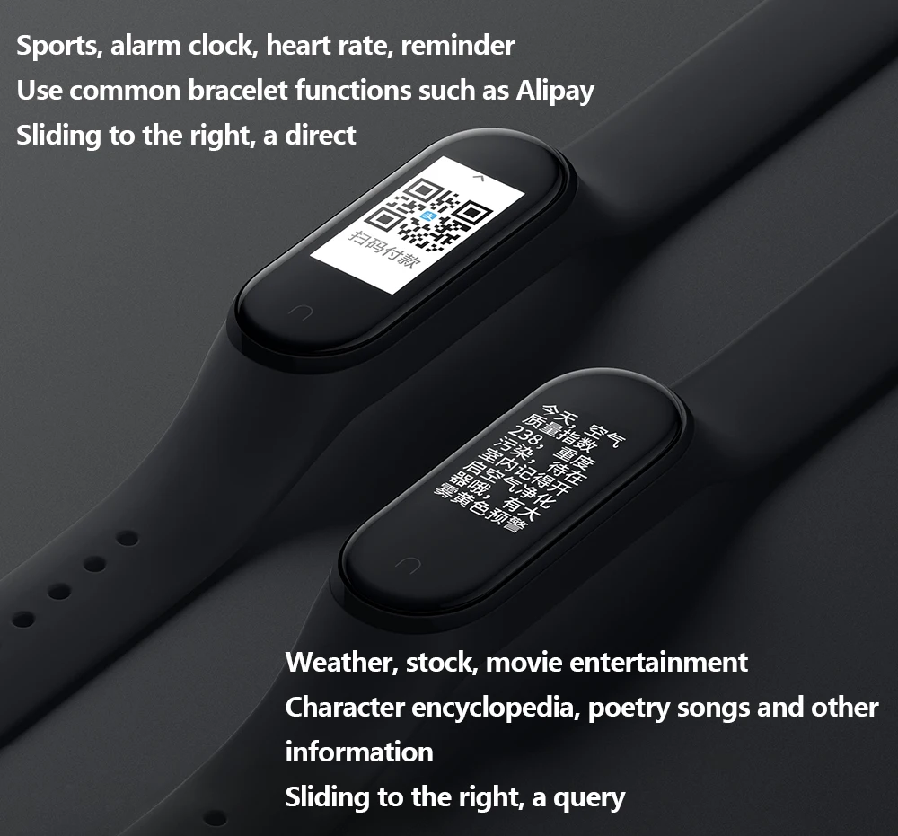 Новая глобальная версия Xiaomi mi Band 4 band 4 Smart mi Band 3 Цвета экран браслет сердечного ритма фитнес музыка 50 м Водонепроницаемый Bluetooth