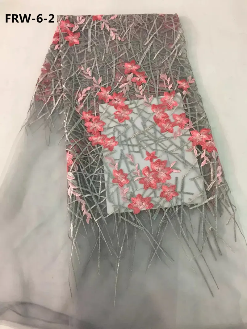 Популярная африканская французская кружевная ткань красивый цветочный узор