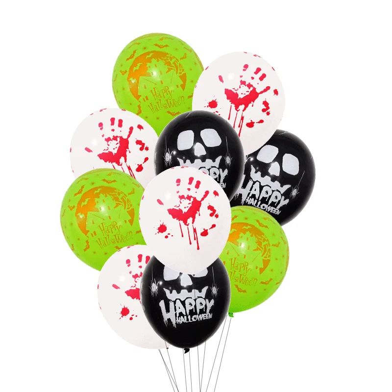 Хэллоуин 12 &quotфестиваль украшения полный печатный латексный баллон крови руки