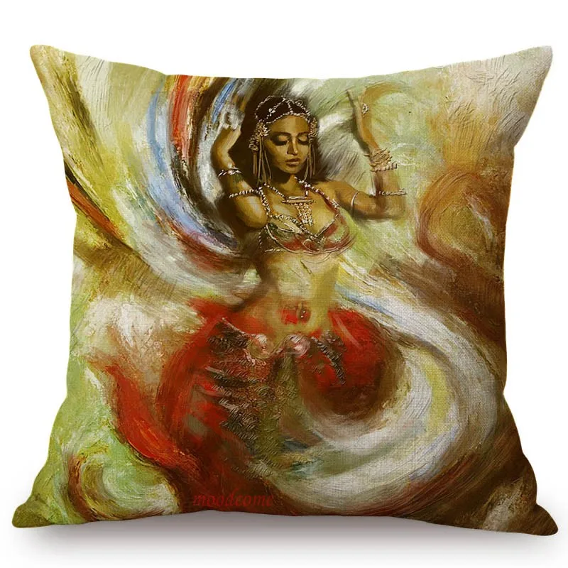 Мусульманский арабский фон сексуальная девушка танцор живота картина маслом