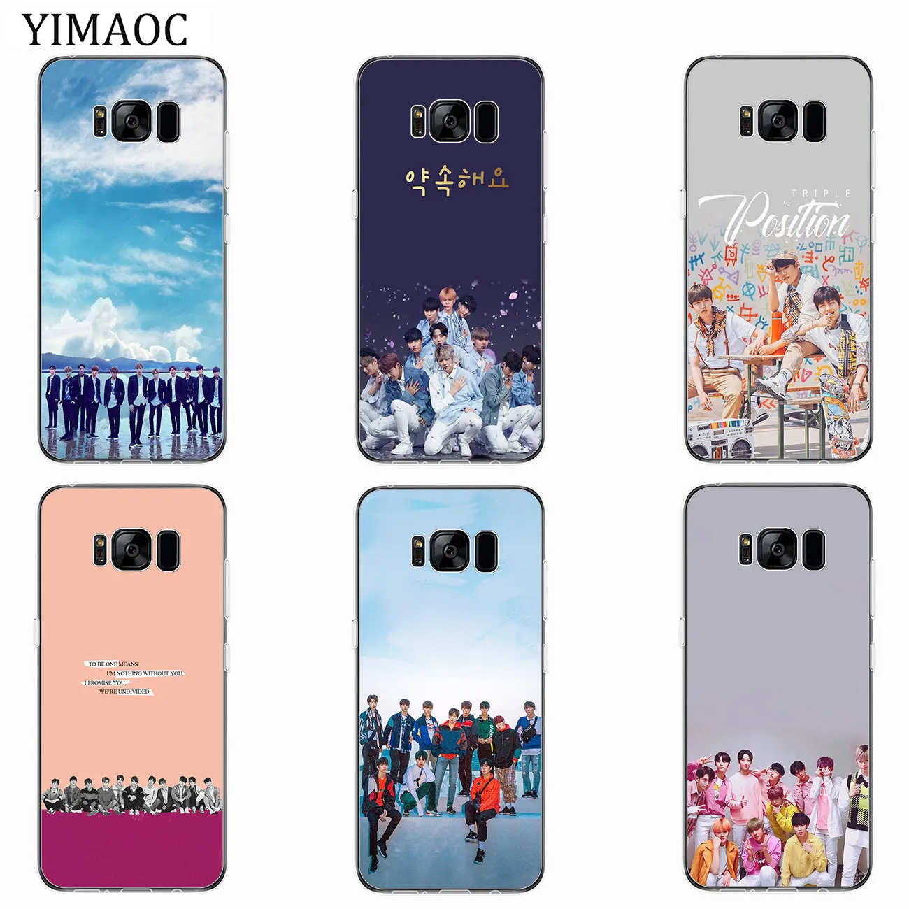 Мягкий силиконовый чехол YIMAOC Wanna One undiffed kpop для Samsung Galaxy A5 J5 J6 J7 2017 EU J3 2016 A9 A8 A7 A6 Plus