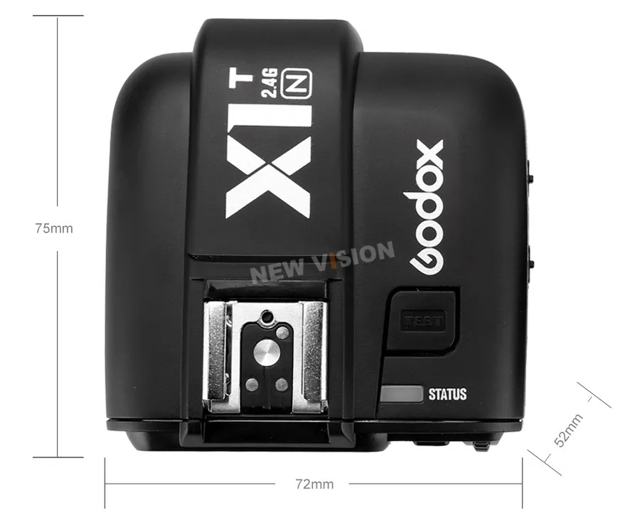 Godox X1N X1T-N 2,4 ГГц i-ttl беспроводной одиночный передатчик триггер для Nikon Godox TT685N AD200 TT600 TT350N V860II-N
