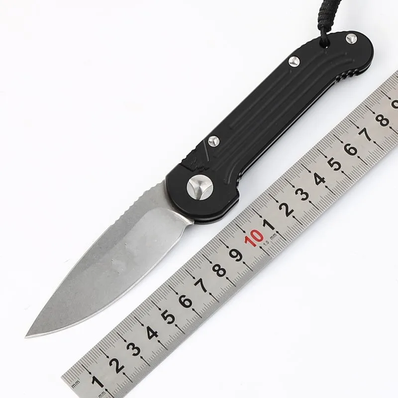 MIKER Новейший OEM LUDT Flipper складной Elmax лезвие с алюминиевой ручкой открытый