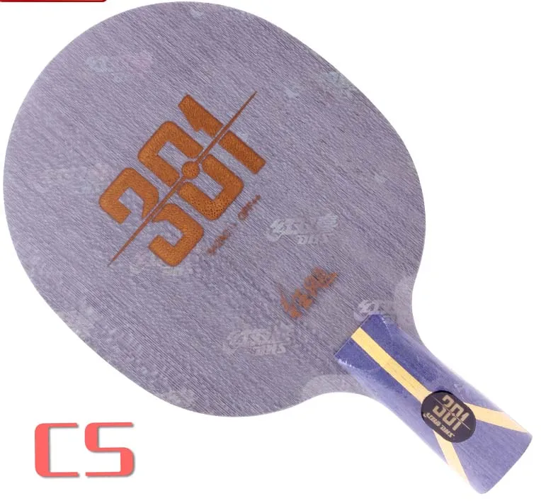 CS short handle DHS Hurricane 301(H301) лезвие для настольного тенниса(для Китая T.T. Команда) арилат углерода ALC ракетки пинг понг летучая мышь весло - Цвет: CS short handle