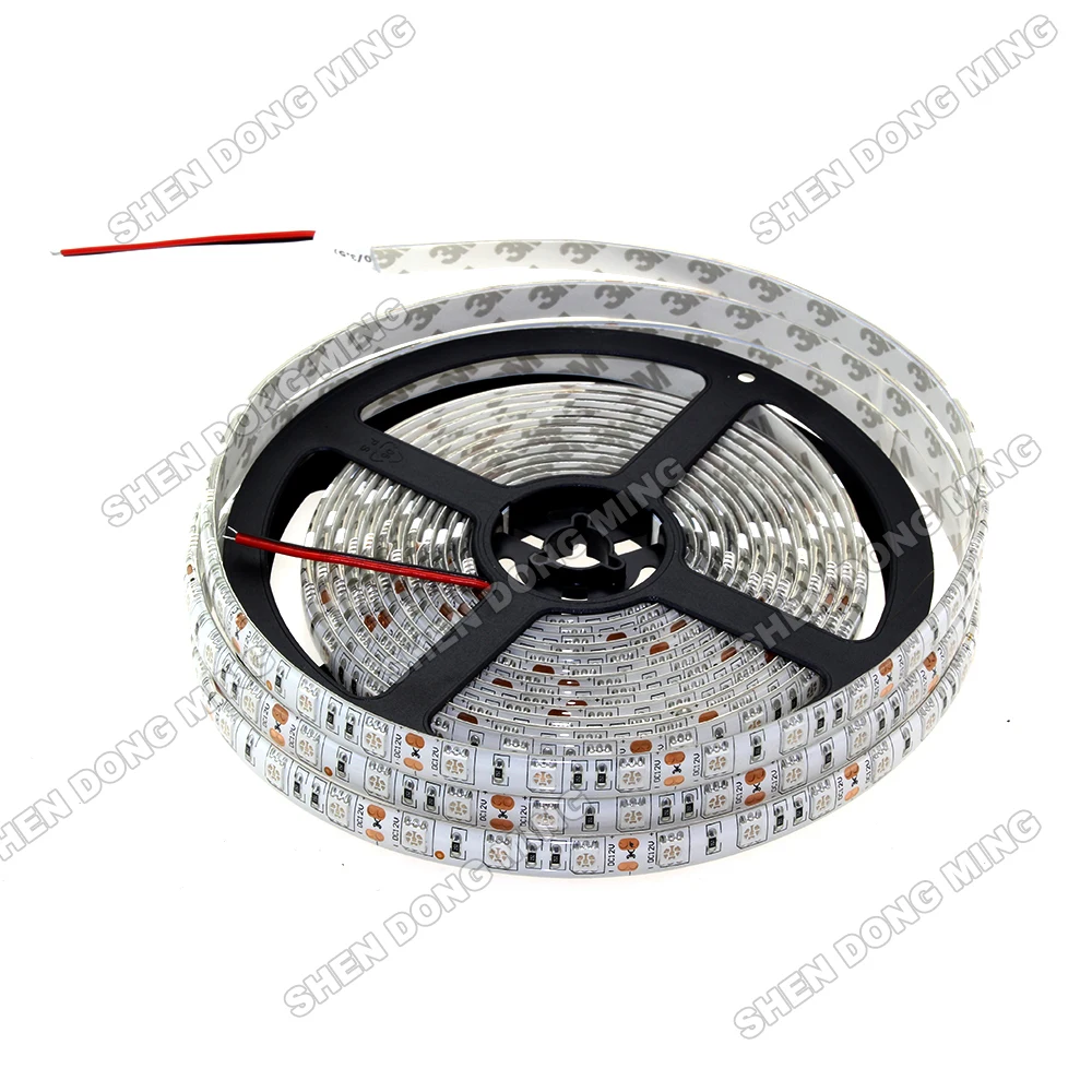 

5M/lot 5050 led strip light 300LEDS DC12V flexible neon light waterproof IP65 60led/M LED Flexible ribbon