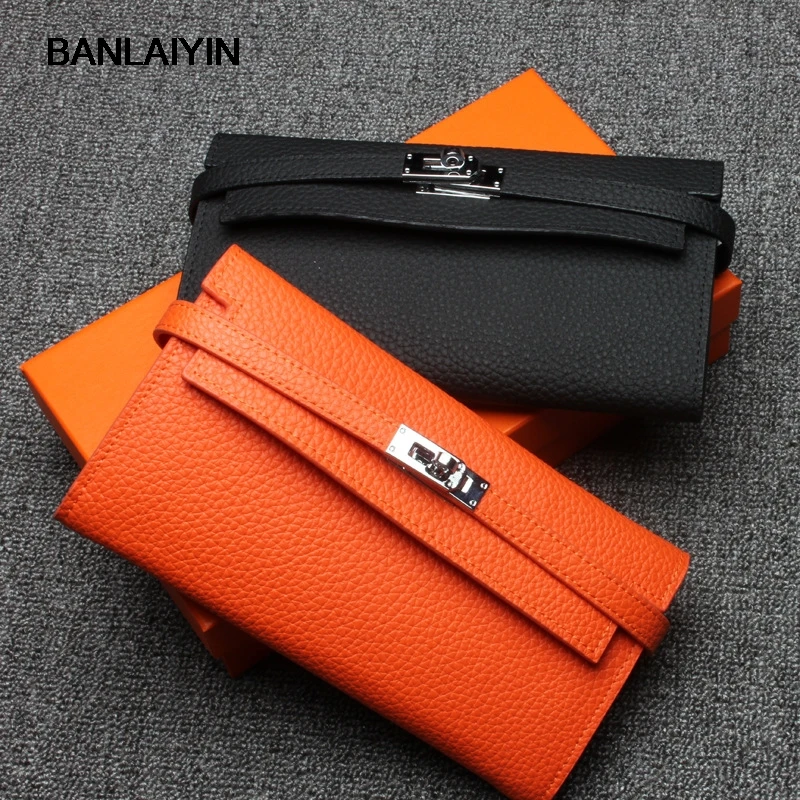 Роскошный женский кошелек из коровьей кожи высококачественный дизайнерский