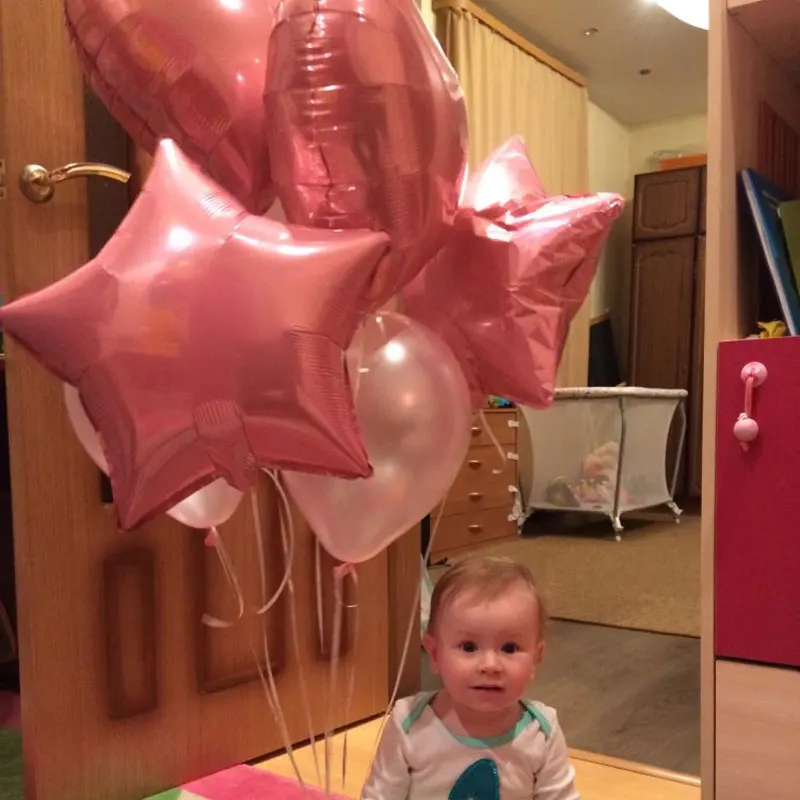 Leeiu 14 шт Разноцветные воздушные шары для украшения дня рождения Baby Shower ясно
