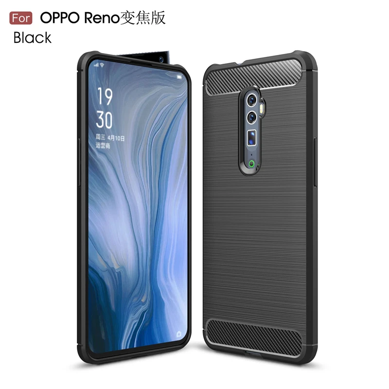 Чехол для OPPO Reno 10X Zoom чехол телефона в деловом стиле мягкий силиконовый резиновый