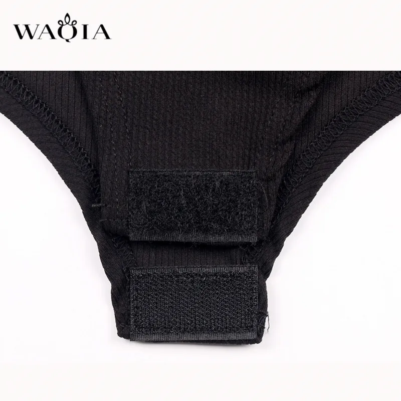 WAQIA 2018 пикантные Комбинезоны для малышек с длинным рукавом Bodycon Slash средства ухода